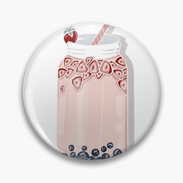 Item preview, strawberry shake bubble tea japanese drink designed and sold by sandraluiza12.