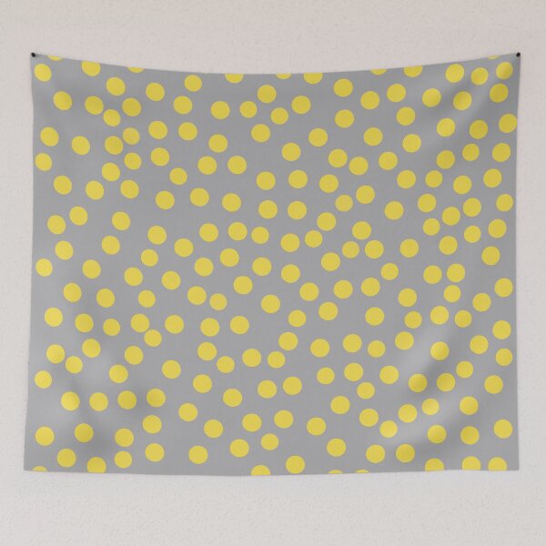 Item preview, Grey and yellow spotty pattern designed and sold by SJAPhoto.