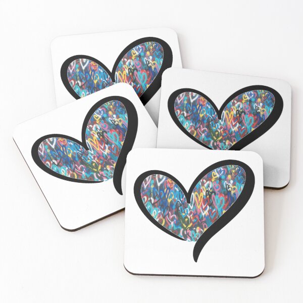 Item preview, Graffiti Hearts within a Heart designed and sold by Julie Pickering.