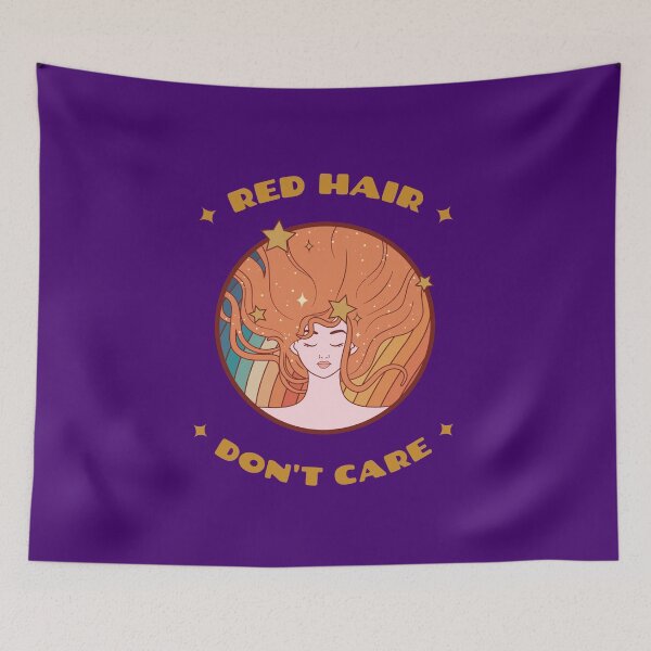 Item preview, Red Hair Don't Care, Redhead, St Patricks Day, Red Head, Auburn, Ginger designed and sold by HomeConscious.