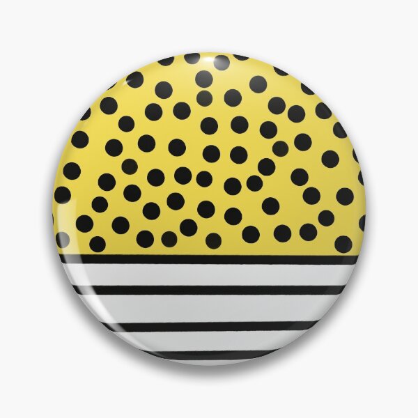 Aperçu de l'œuvre Motif de taches et rayures noires et jaunes créée et vendue par SJAPhoto.