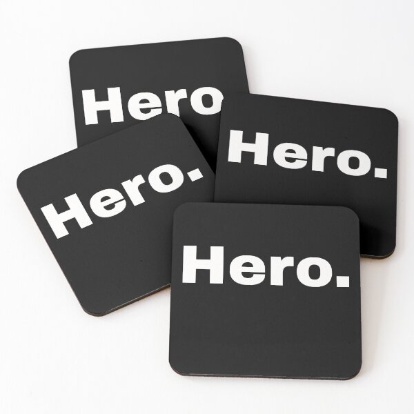 Item preview, Hero. Nice recognition in a minimalist design for all everyday heroes, especially now during the pandemic designed and sold by Text-N-Typo.