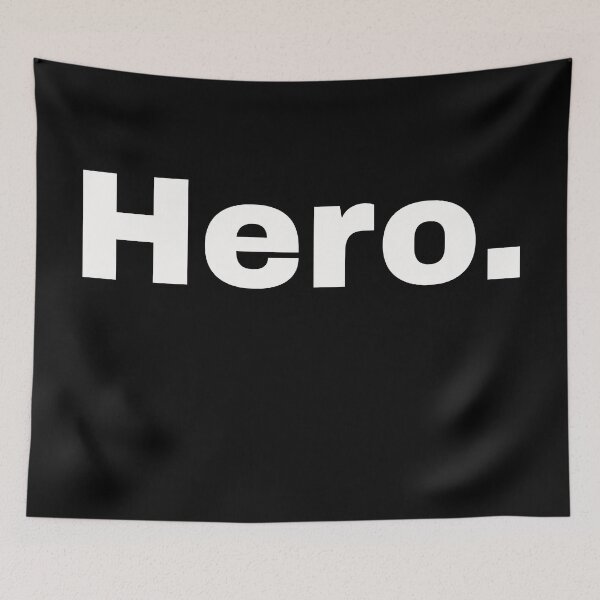 Item preview, Hero. Nice recognition in a minimalist design for all everyday heroes, especially now during the pandemic designed and sold by Text-N-Typo.