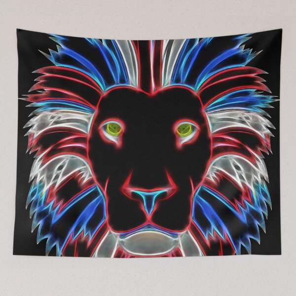 Item preview, Neon Glow British Lion  designed and sold by SandersApparel.