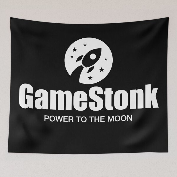Item preview, GME GameStonk Power To The Moon, WSB Wall Street Bets  designed and sold by Happiness Shop.