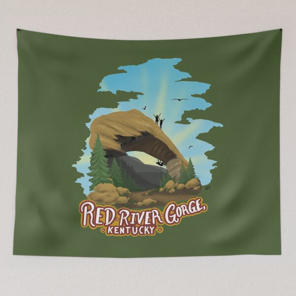 Item preview, Red River Gorge Natural Bridge Scene designed and sold by Ingrid Miller.