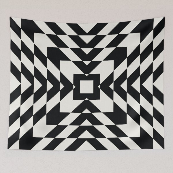 Item preview, Black and White Geometric Pattern No.29 designed and sold by venella.