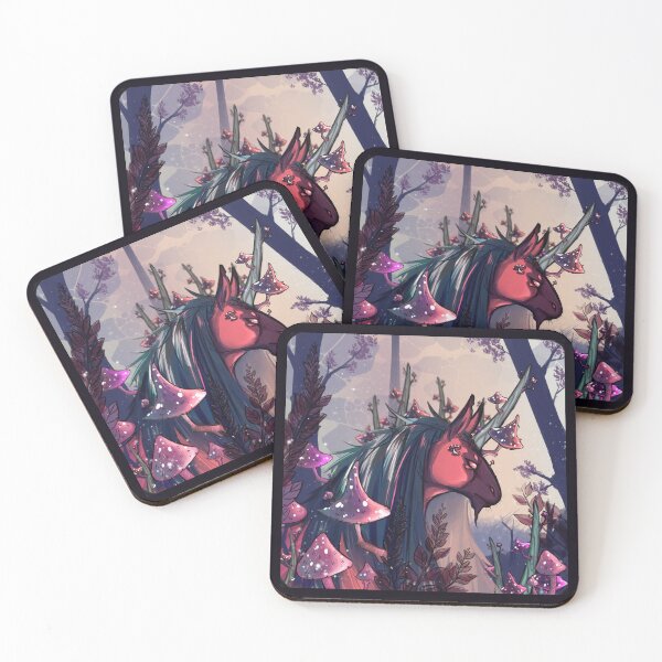 Item preview, evening unicorn designed and sold by SpaceFishArt.