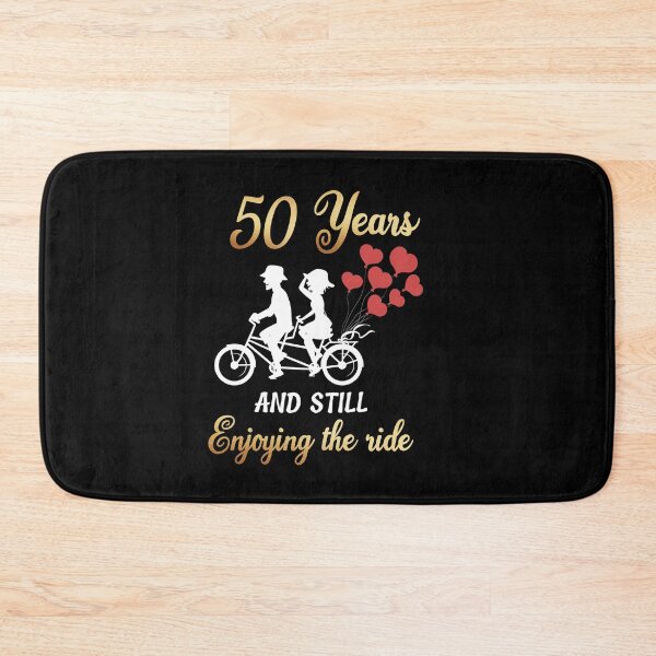 Item preview, 50 Years And Still Enjoying Ride - 50th Anniversary designed and sold by silverhexagon.