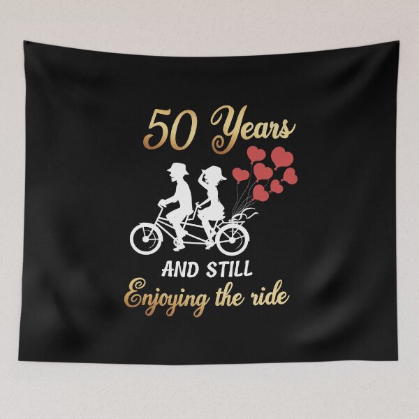Item preview, 50 Years And Still Enjoying Ride - 50th Anniversary designed and sold by silverhexagon.