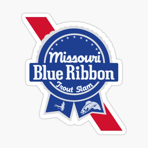 Vista previa del artículo con la obra «Golpe de trucha cinta azul de Missouri», diseñado y vendido por tyskidesign.