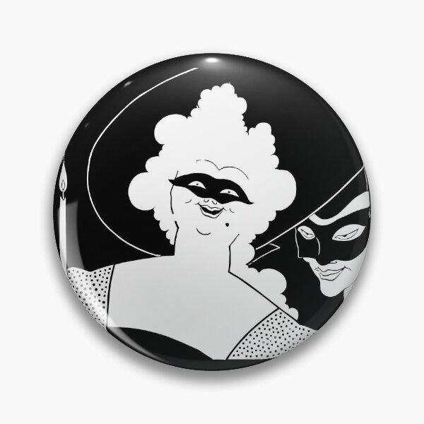 Item preview, Black and white art Carnival or Masquerade ball designed and sold by aapshop.
