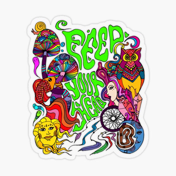Feed Your Head V2.0 Transparent Sticker