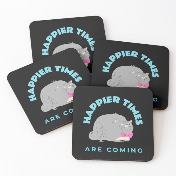 Item preview, Happier Times Are Coming, Cat designed and sold by DiscGolfTees.
