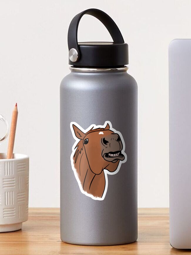 Thumbnail 1 of 3, Sticker, Chestnut Horse Lip designed and sold by HowdyDoodles.