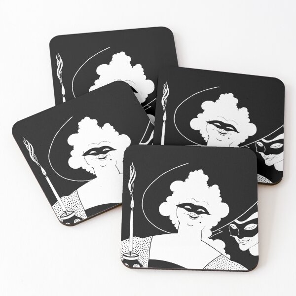 Item preview, Black and white art Carnival or Masquerade ball designed and sold by aapshop.