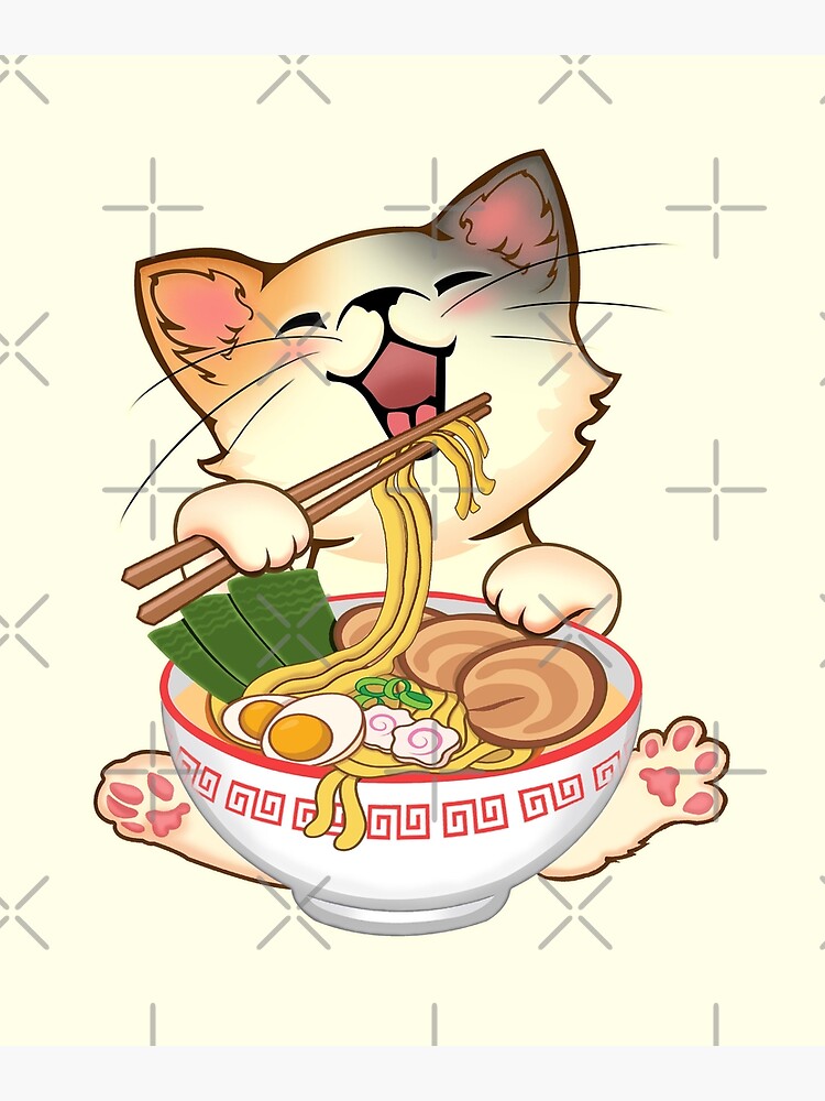 Goodness Astute Ramen Cat Neko Anime Kawaii Japanese Merch Gifts