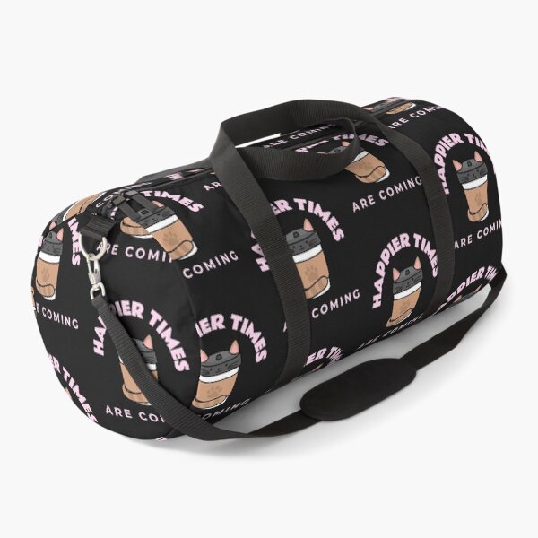 Item preview, Happier Times Are Coming, Cat, Anime, Cat Coffee designed and sold by DiscGolfTees.
