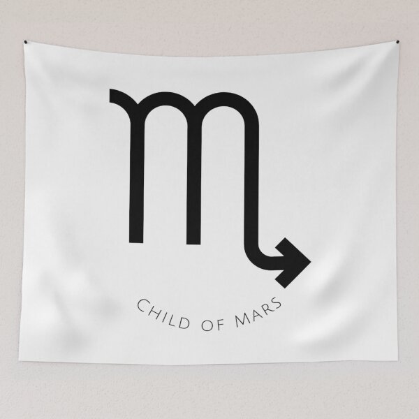 Item preview, Scorpio Zodiac Sign Child of Mars designed and sold by LadyZodiac.