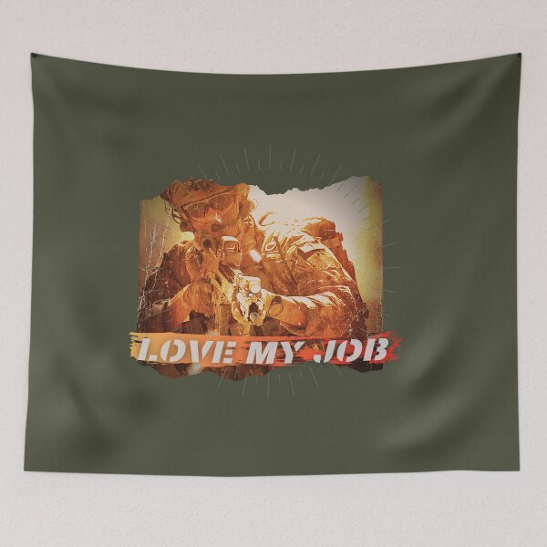 Item preview, Soldier love my job designed and sold by Nickibeutel.