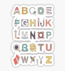 alphabet Sticker