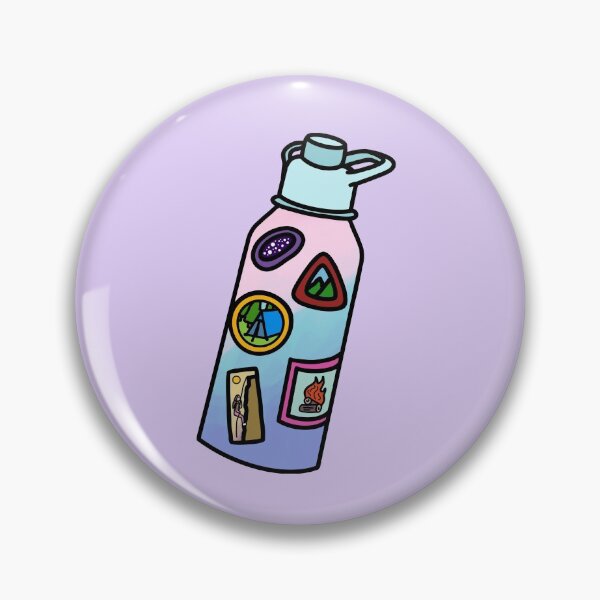 Item preview, Camping Water Bottle With Stickers designed and sold by BundaBear.