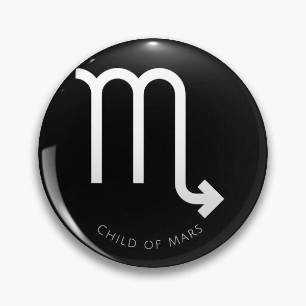 Item preview, Scorpio Zodiac Sign Child of Mars designed and sold by LadyZodiac.