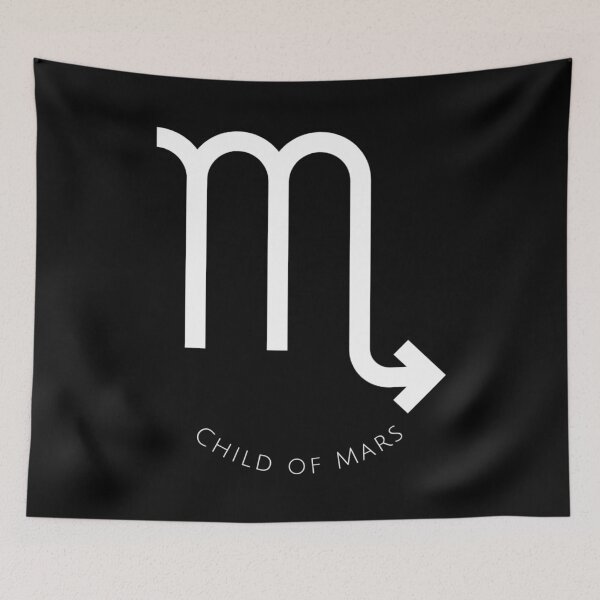 Item preview, Scorpio Zodiac Sign Child of Mars designed and sold by LadyZodiac.