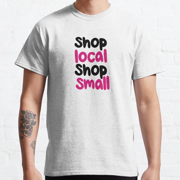 Item preview, Shop Local Shop Small Black and Pink designed and sold by HappilyEnzo.