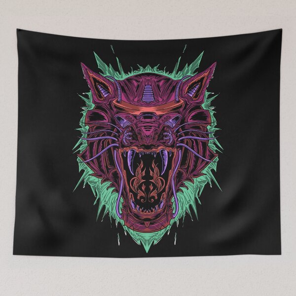 Item preview, Mecha Cyberpunk Tiger Head designed and sold by mazyoy.