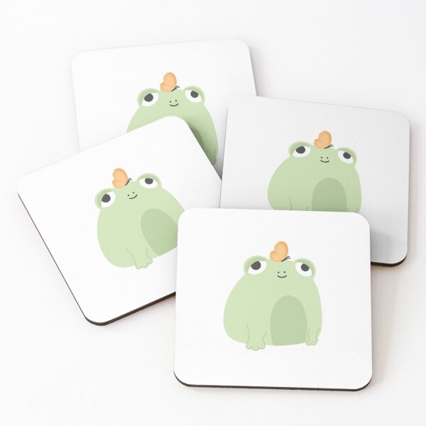 Item preview, Frog With A Butterfly On Its Head designed and sold by emma makes doodles.