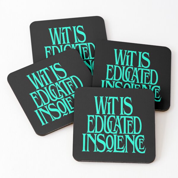 Item preview, Wit is educated insolence v.5 designed and sold by x1brett.
