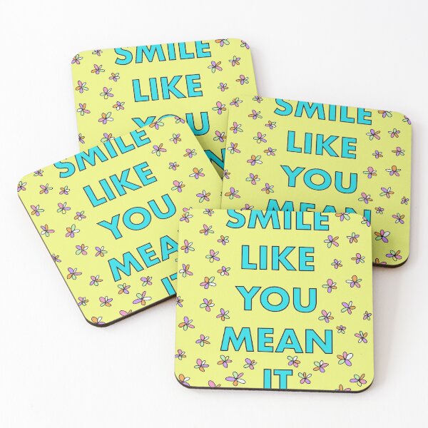 Item preview, Smile Like You Mean It - The Killers Lyric Print designed and sold by KarlieDoodles.