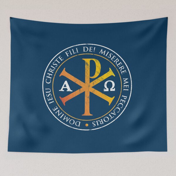 Item preview, chirho, chi rho, christogram, jesus, IESU,  CHRISTE,  gifts for catholics, Christian Gifts, cross, designed and sold by St Joseph Art.