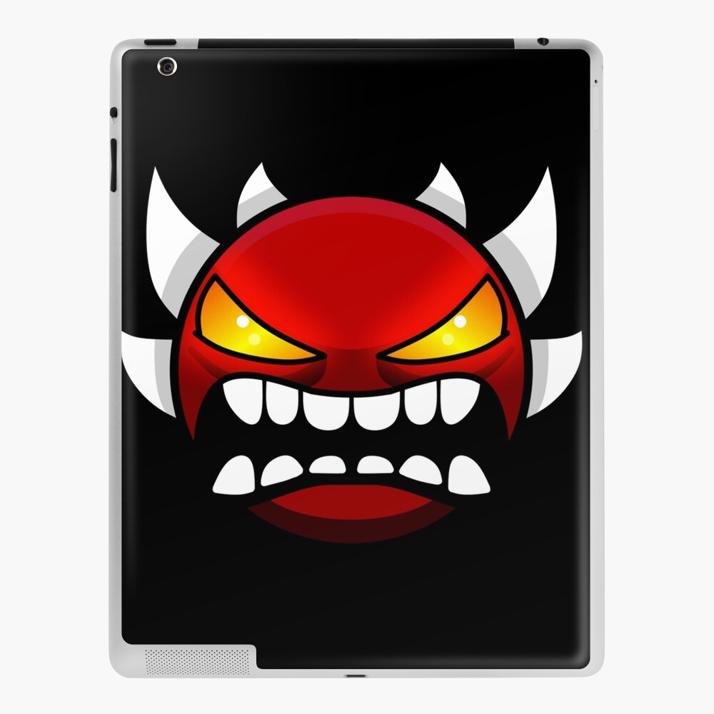 geometry dash difficulty demon faces Greeting Card for Sale by