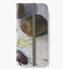 " Kiwis and Stag Beetles ( Struggle for Constancy)" iPhone Flip-Case/Hülle/Klebefolie