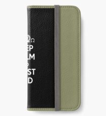 Religious Christian iPhone 6 Case Cover Keep Calm And Trust God Black iPhone Wallet/Case/Skin