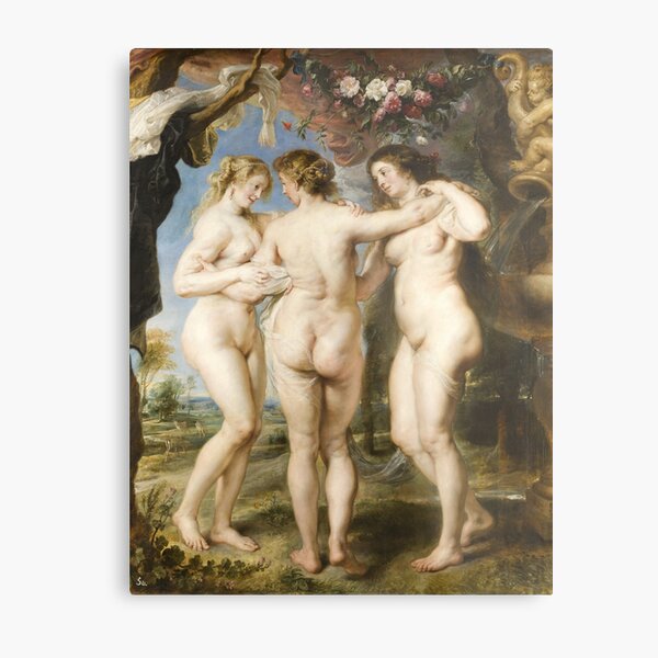 Aperçu de l'œuvre Les trois grâces, par Peter Paul Rubens. créée et vendue par Historical Paintings.