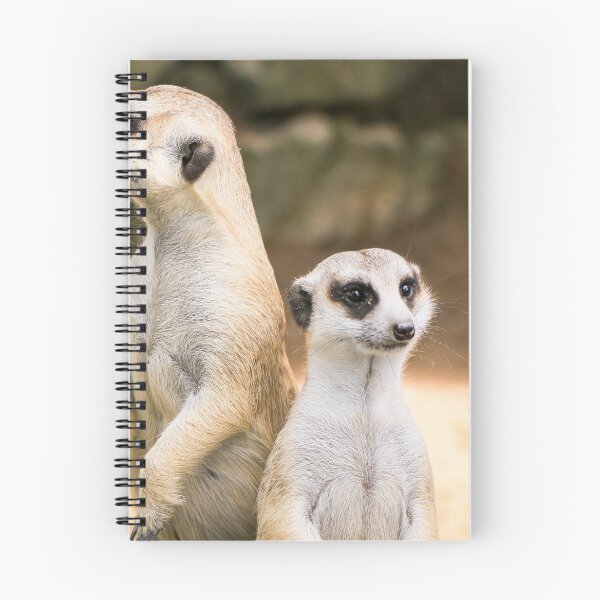Item preview, Two meerkats are standing. designed and sold by EWIKA By Ekawit.
