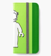 Banksy Style Astronaut Minifig Customize My Minifig iPhone Wallet/Case/Skin
