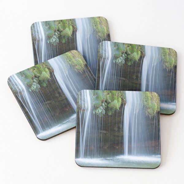 Item preview, Beautiful Veil Cascading Waterfall, Mossy Rocks designed and sold by digoarpi.