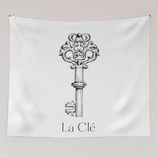 Item preview, La Clé - The key - Vintage Illustration French designed and sold by Mars Babe.