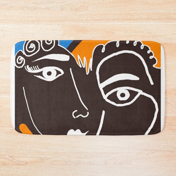 Item preview, Funky Love Abstraction Style Art Face designed and sold by Layla Art.