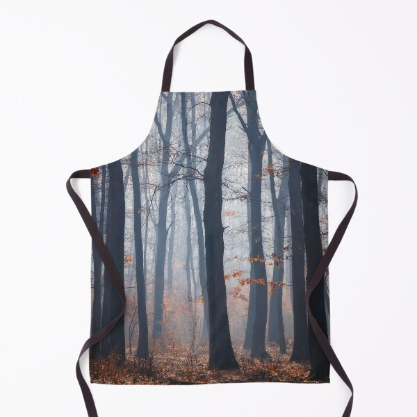 Item preview, Oak Forest in Fall Time in a Foggy Day designed and sold by digoarpi.