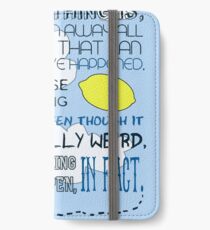 Martin Crieff Quote iPhone Wallet/Case/Skin