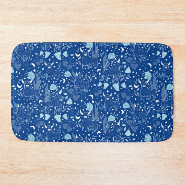 Item preview, Cosmic Ox, Blue designed and sold by Jacqueline Hurd.