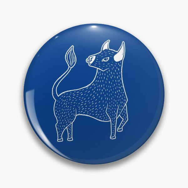 Item preview, Cosmic Ox, Blue designed and sold by Jacqueline Hurd.