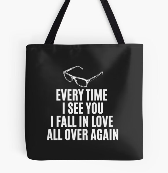 Everyday I Fall In Love Again Cappucino Tote Bag