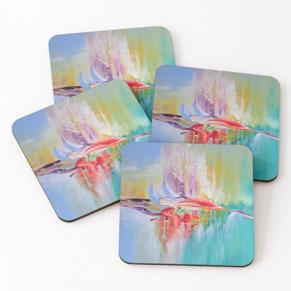 Printemps boreal 5 Dessous de verre (lot de 4)