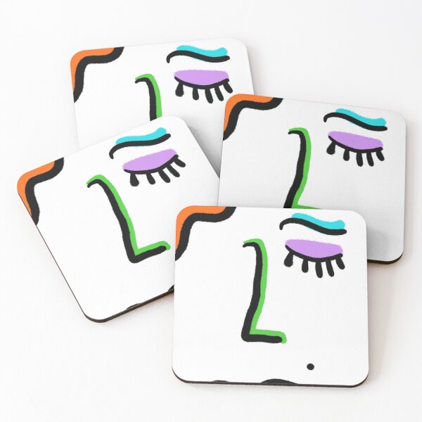 Item preview, Minimalist Face print designed and sold by KarlieDoodles.